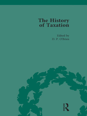 cover image of The History of Taxation Vol 3